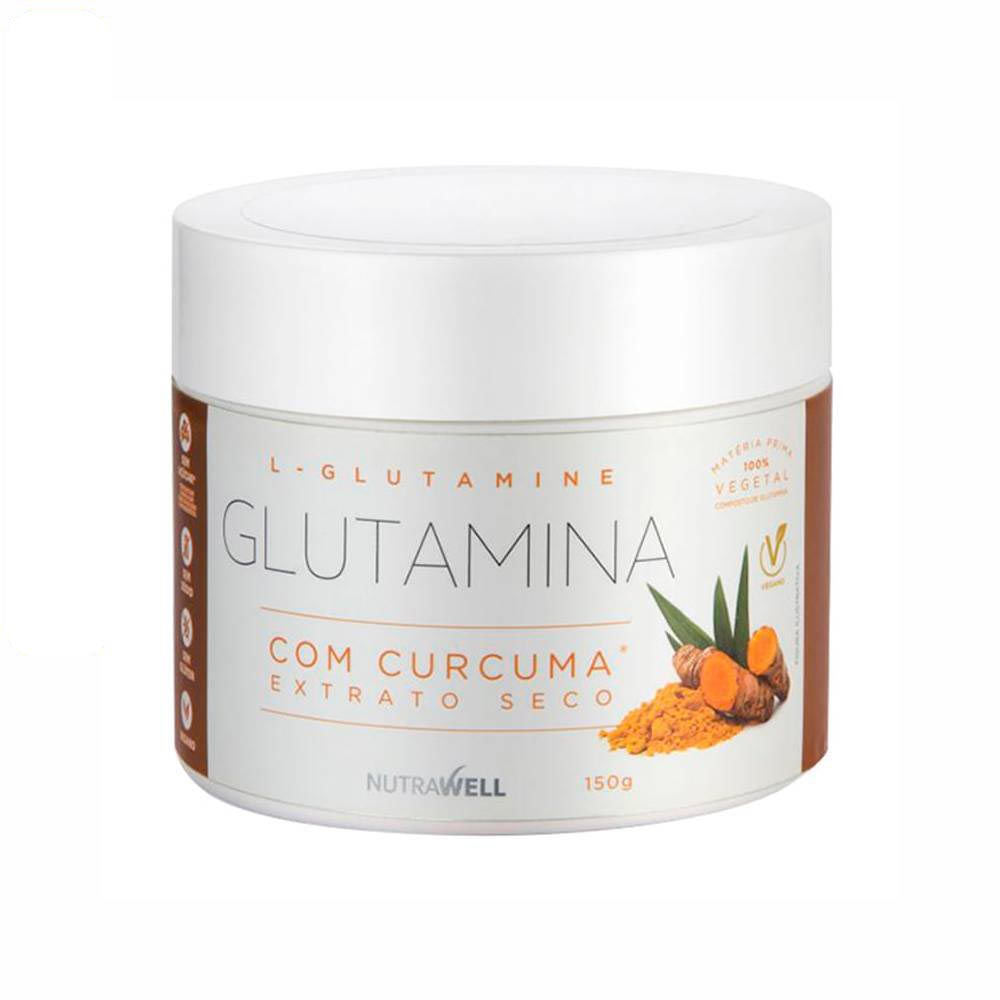 Glutamina com cúrcuma Nutrawell 150g