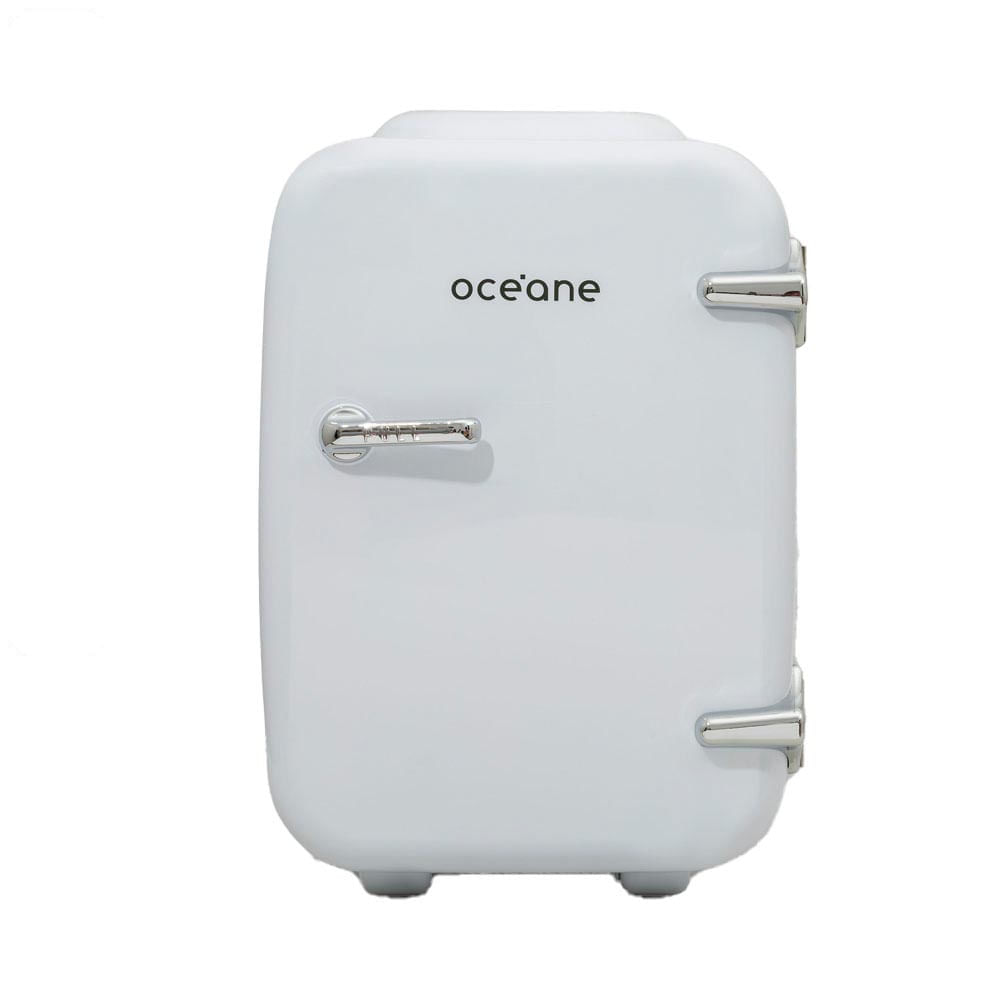 Mini Geladeira Branca Skincare Fridge Oceane 4L