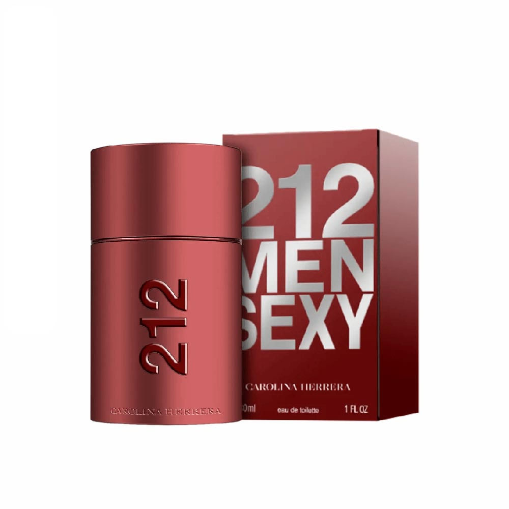 Perfume Masculino 212 Sexy Men Carolina Herrera Eau De Toilette 30 ml