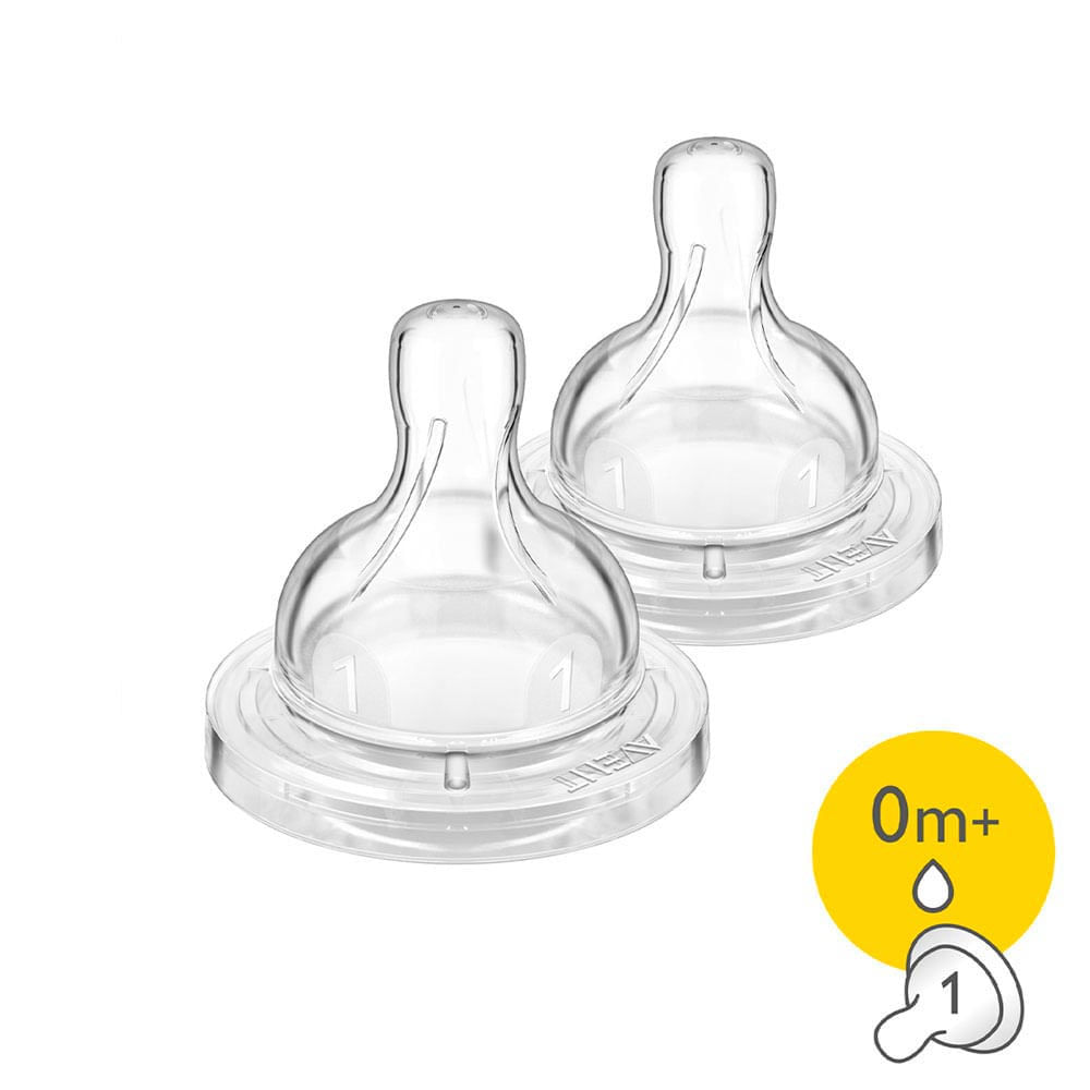 Bico Mamadeira n° 1 Linha Clássica Philips Avent SCF631/27
