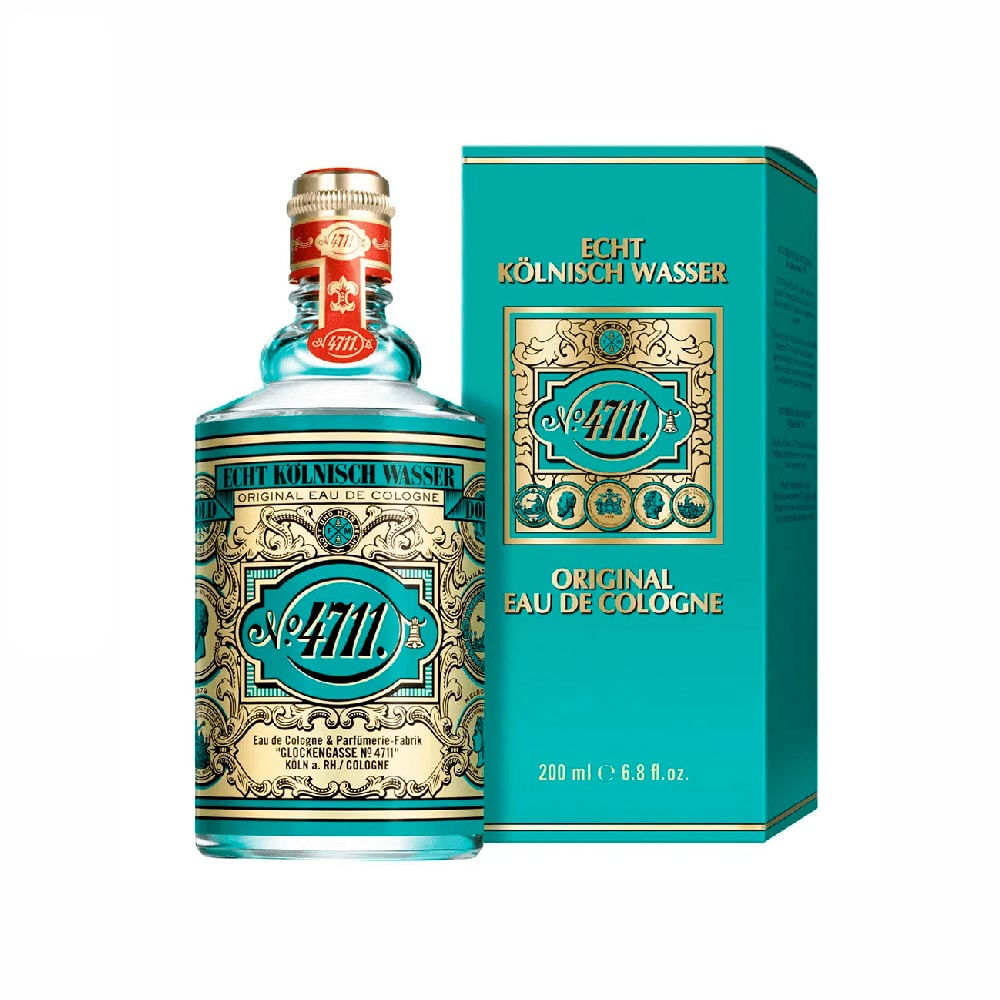 4711 Echt Kolnisch Wasser Eau de Cologne Perfume Unissex 200 ml