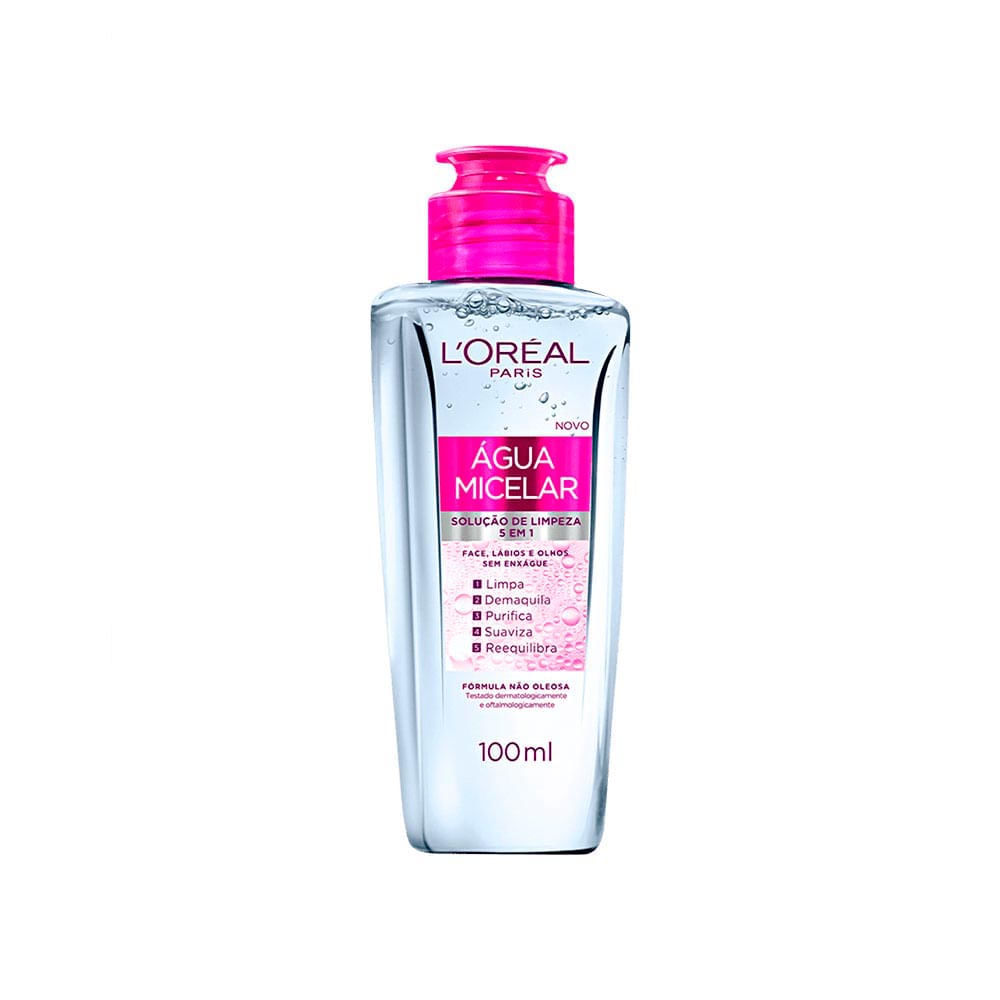 Água Micelar L'Oréal Paris Dermo Expertise 5 em 1 100 ml