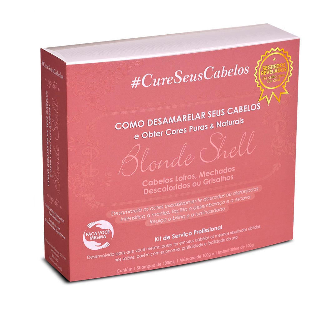 Kit de Serviço Blonde Shell #CureSeusCabelos