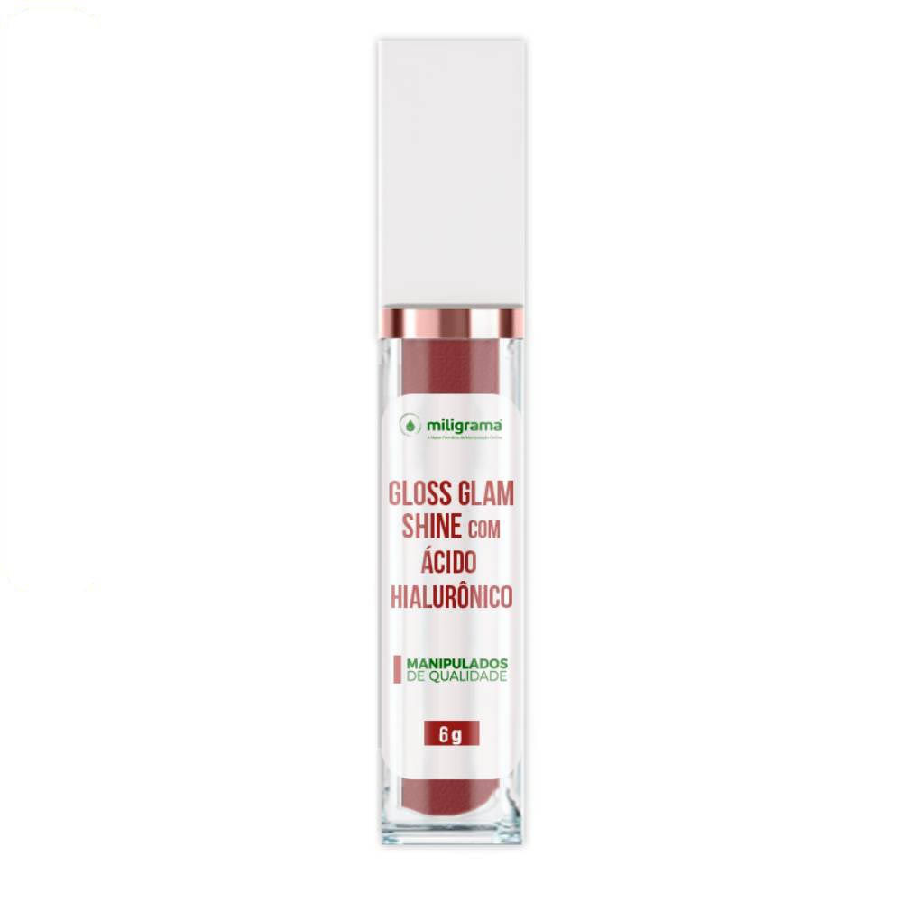 Gloss GLAM SHINE com Ácido Hialurônico Miligrama 6g