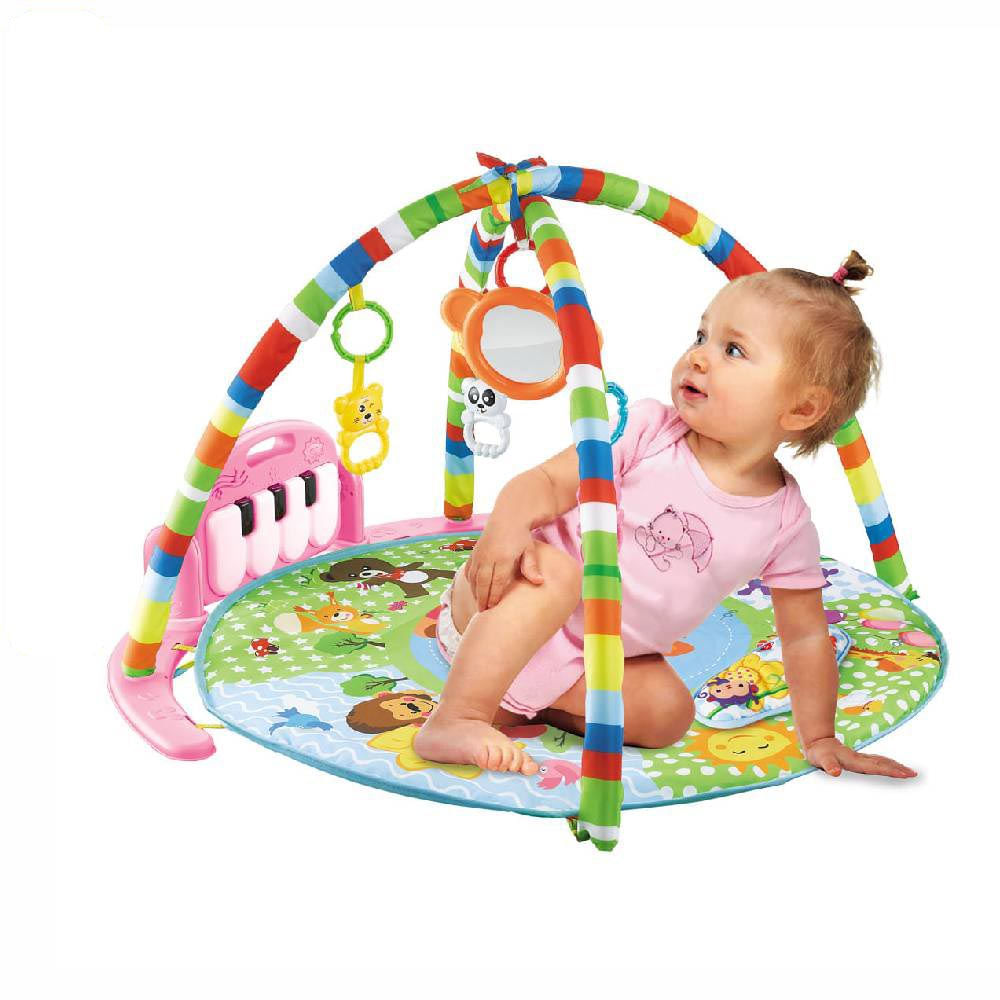 Tapete Ginásio de Atividades Play Piano Circle Maxibaby Rosa