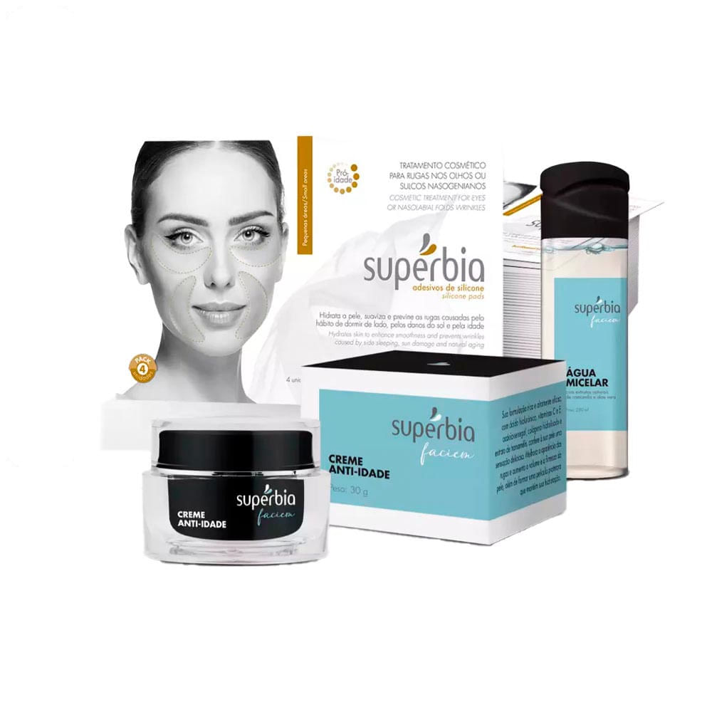 Kit para Tratar Rugas no Rosto Supérbia