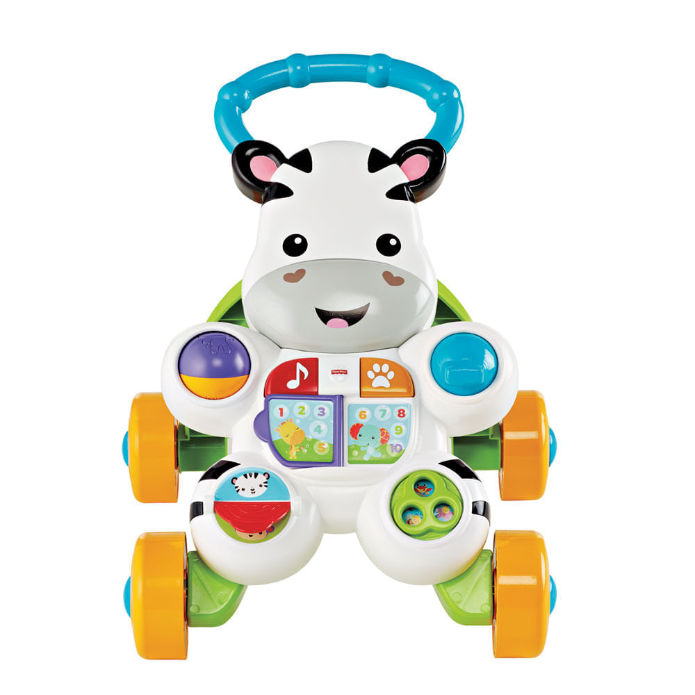 Andador com Atividades Zebrinha com Luzes e Sons Fisher Price
