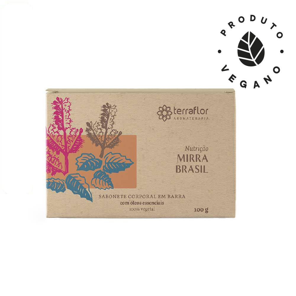 Sabonete Natural Mirra Brasil Terra Flor 100g