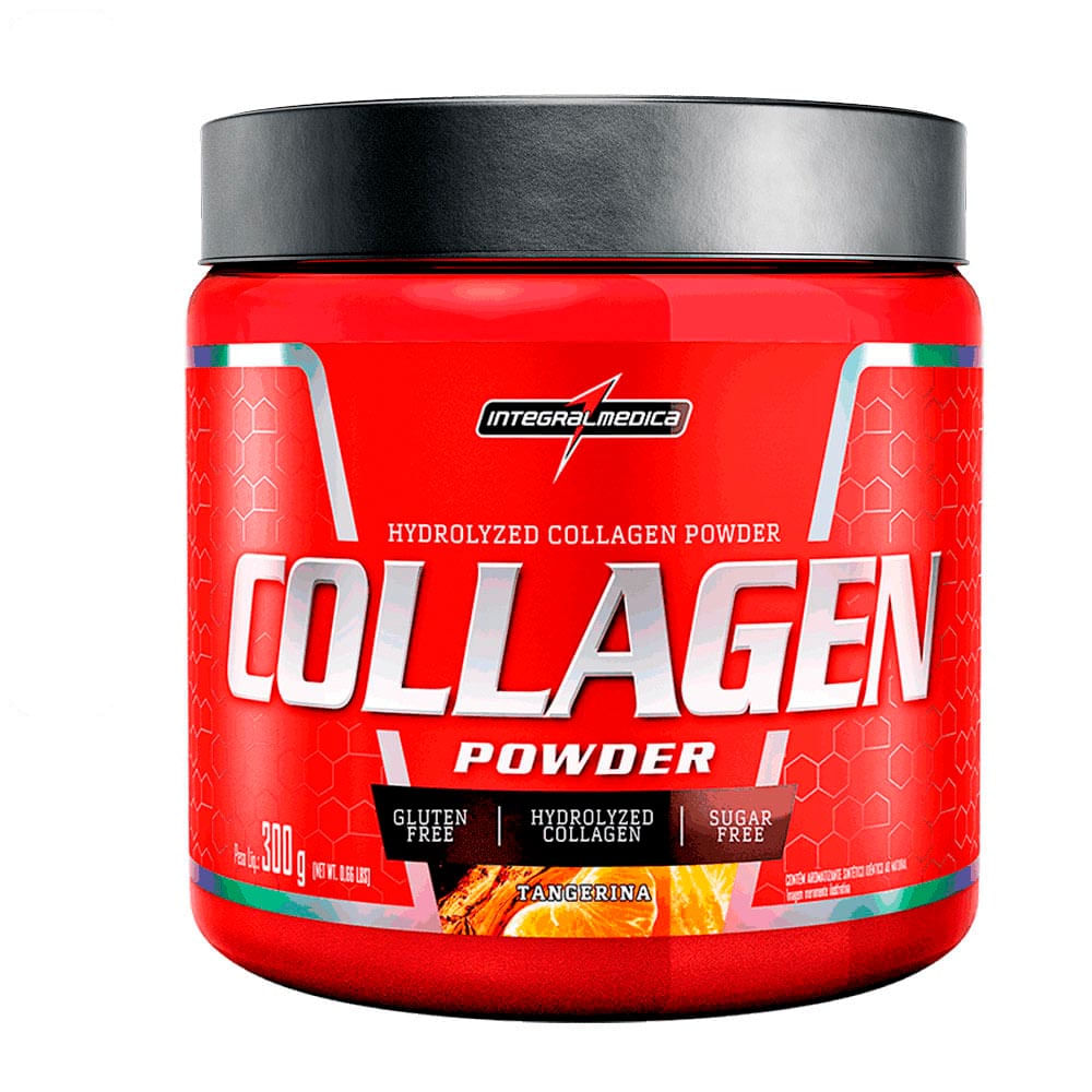 Suplemento de Colágeno Collagen Powder Integralmédica Tangerina 300g