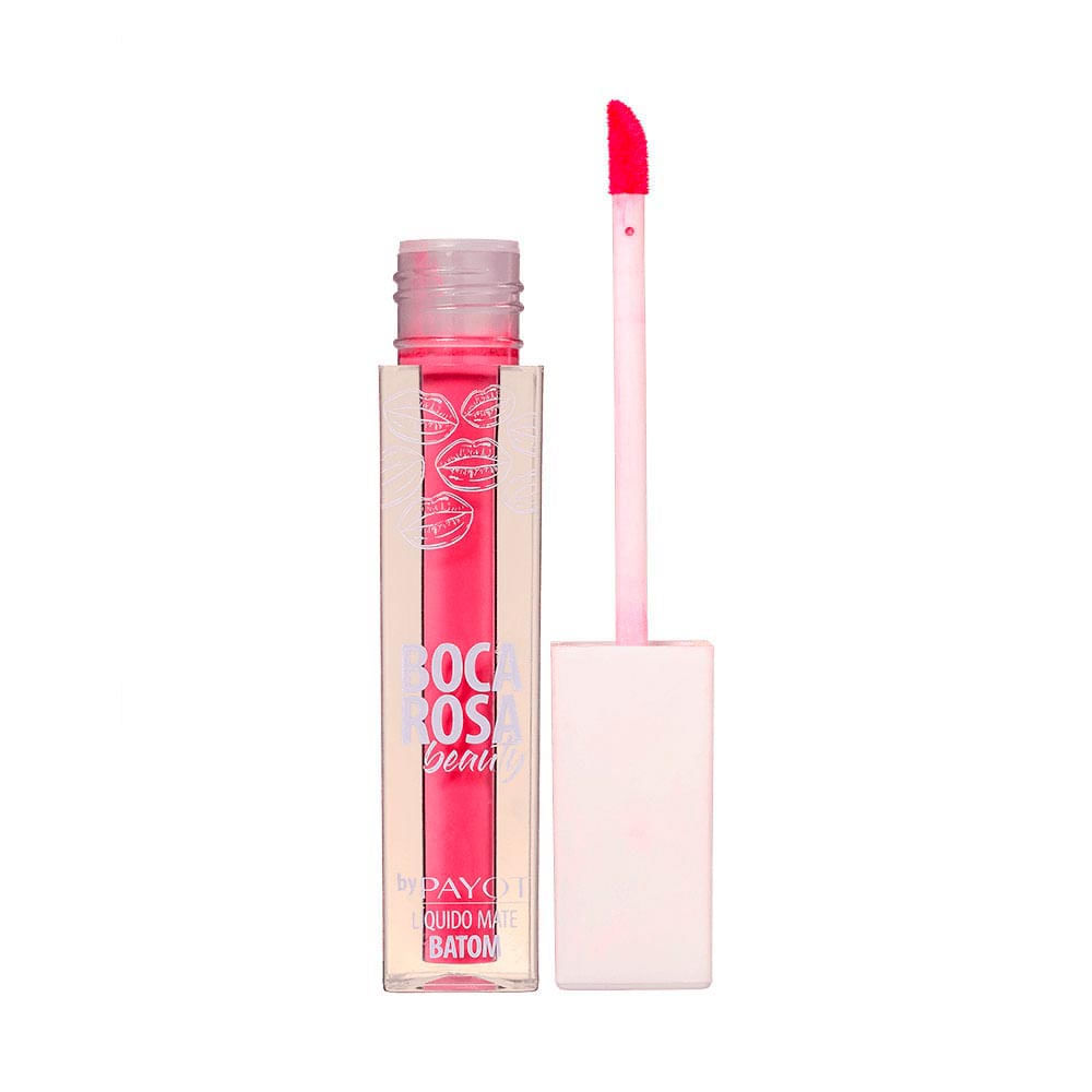 Batom Líquido Matte Boca Rosa Beauty Payot 4ml Chiclé