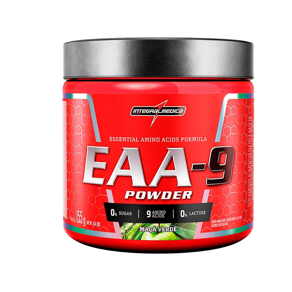 Suplemento Alimentar EAA9 Powder Integralmédica Maçã Verde 155g