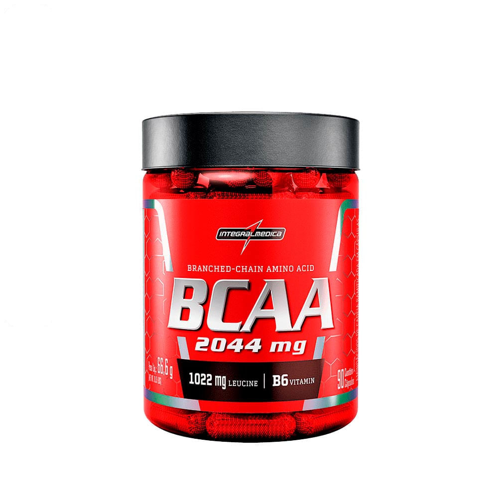 Suplemento Alimentar BCAA 2044 mg Integralmédica 90 Cápsulas