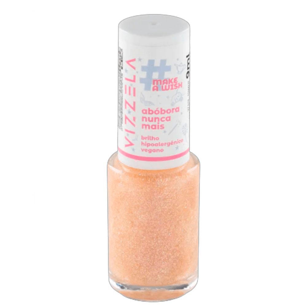 Esmalte Vizzela #MakeAWish Abobora Nunca Mais 9ml