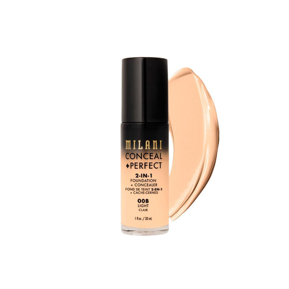 Base Líquida Milani Conceal + Perfect 2 em 1 Light-00B