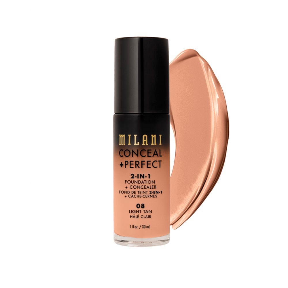 Base Líquida Milani Conceal + Perfect 2 em 1 Light-Tan-08