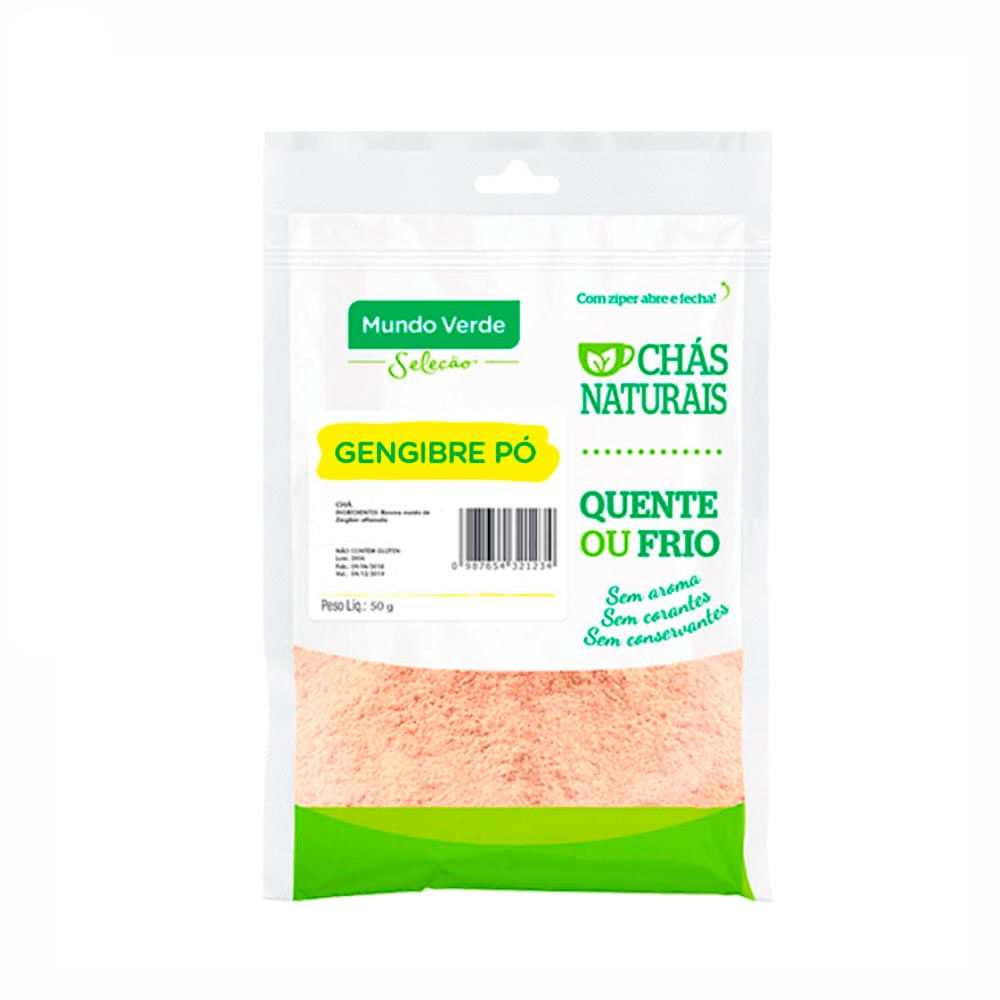 Gengibre Em Pó Mundo Verde Seleção 50G
