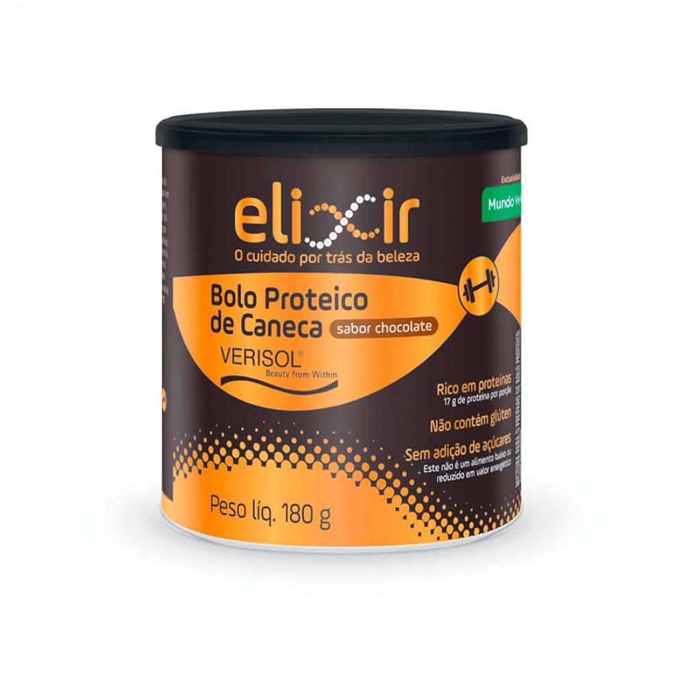 Bolo Proteico Chocolate Elixir 180G