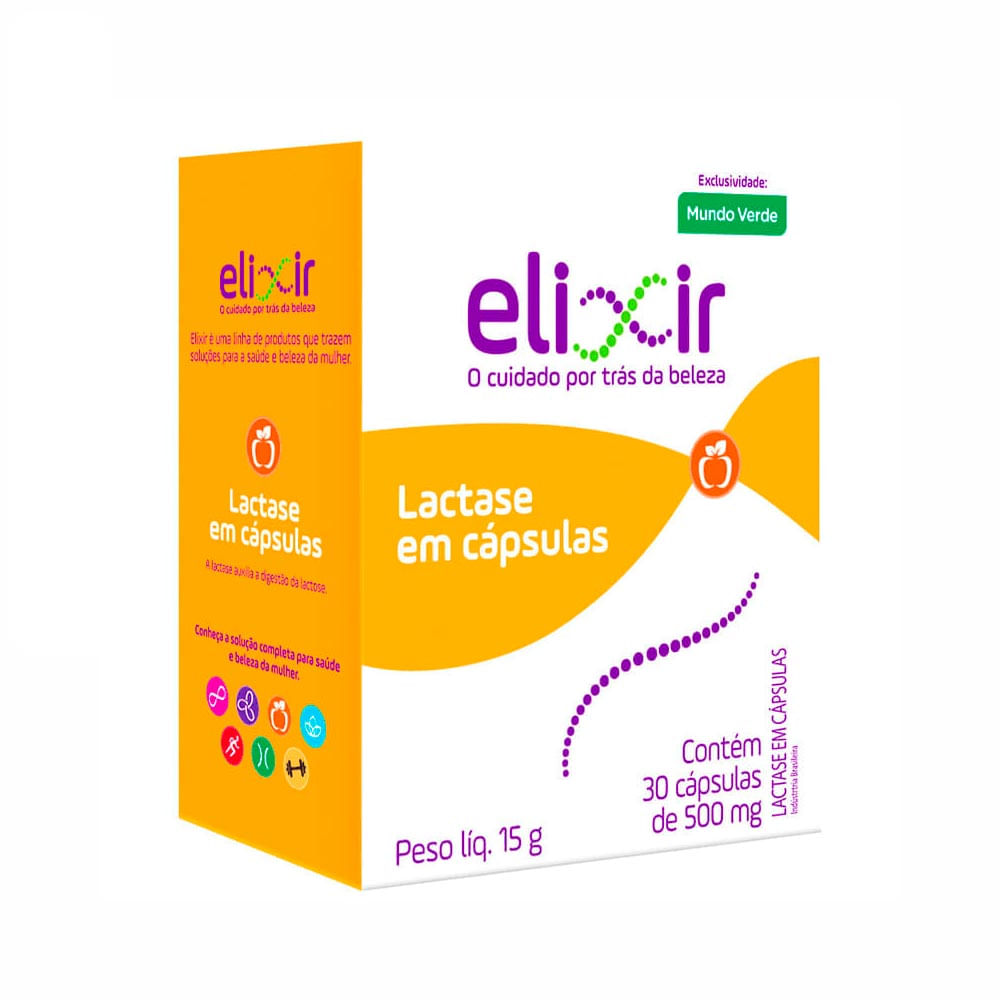 Lactase Elixir 30 Cápsulas