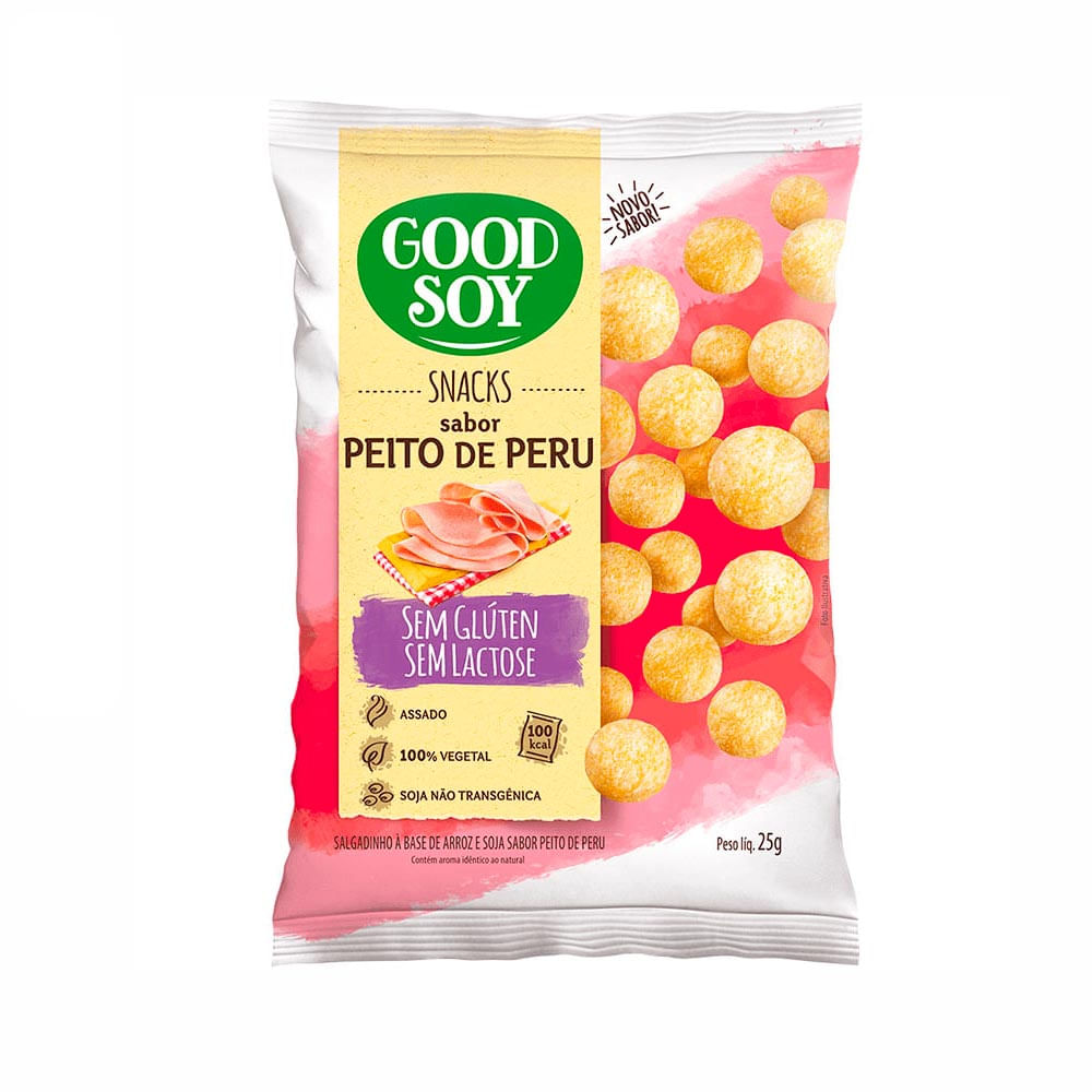 Snack De Soja Peito De Peru Belive 25G