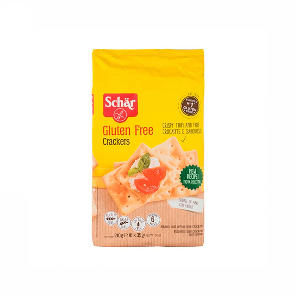 Biscoito Salgado tipo Cracker Sem Glúten Schar 210g