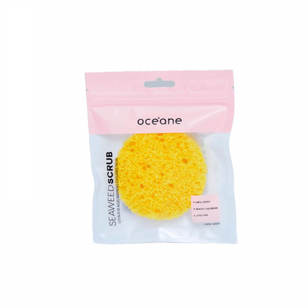 Esponja Facial Esfoliante Océane De Algas Marinhas