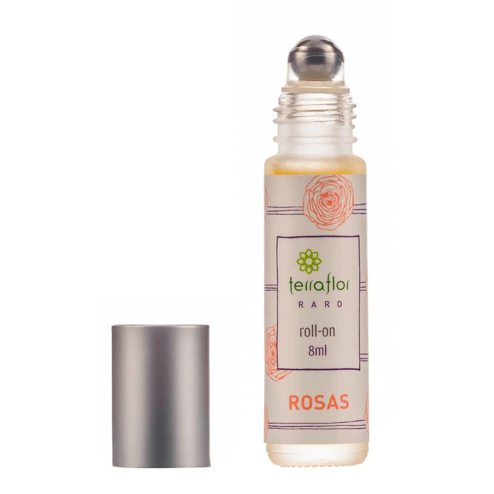 Perfume Roll-on Terra Flor Natural De Rosas 8Ml