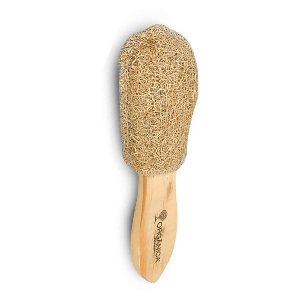Escova Facial Orgânica Com Bucha Vegetal