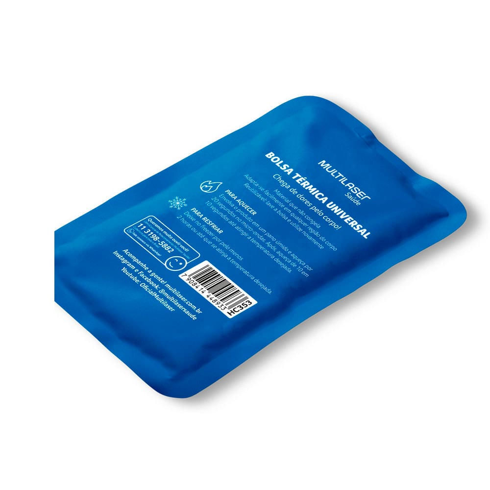 Bolsa Térmica Gel Multilaser Média Azul HC353