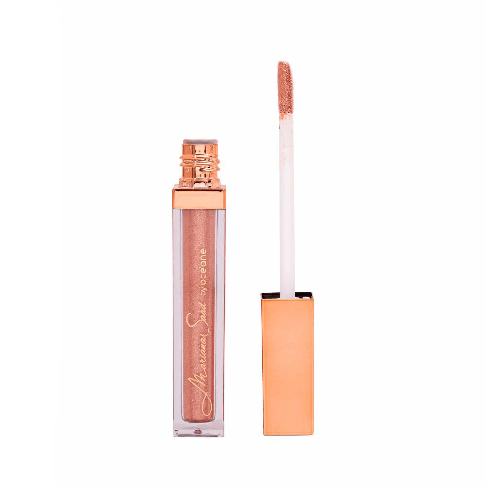 Sombra Líquida Mariana Saad by Océane Shine & Glow Soft Peach 4,2g