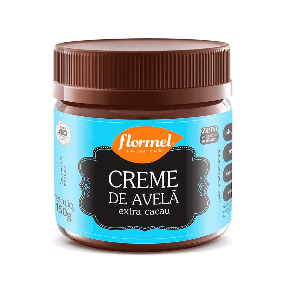 Creme de Avelã Extra Cacau Zero Flormel 150g