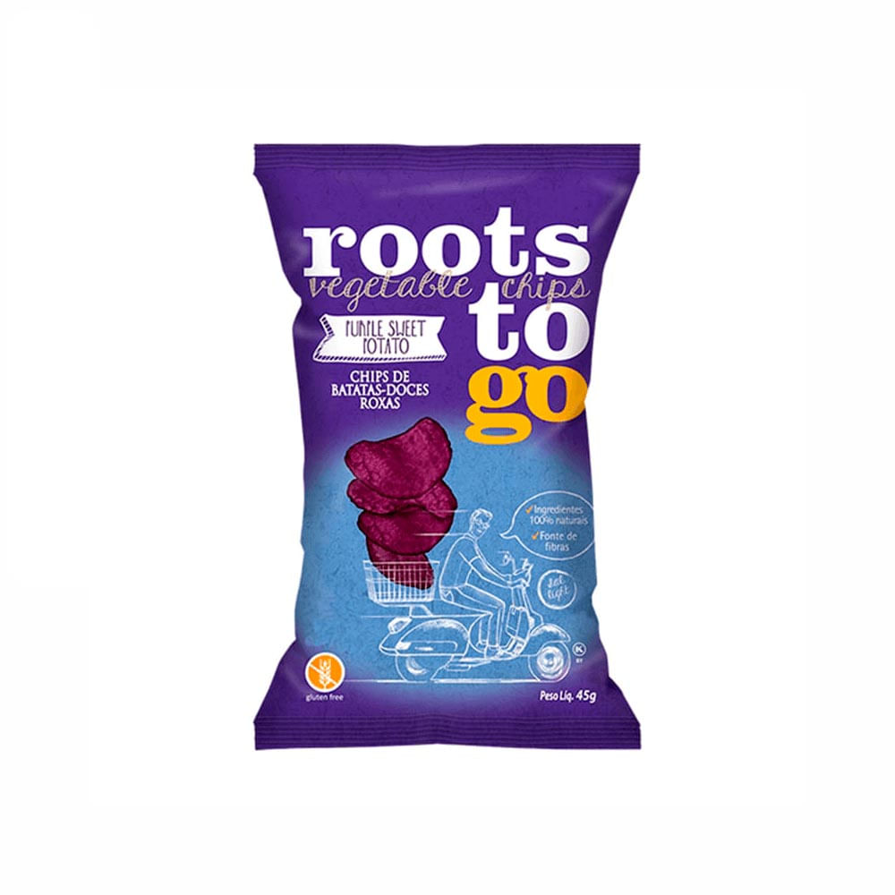 Chips Batata Doce Roxa Roots to go 45g