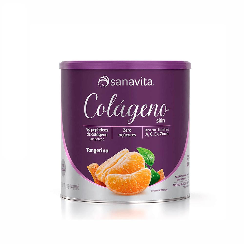 Colágeno Skin Tangerina Sanavita 300g