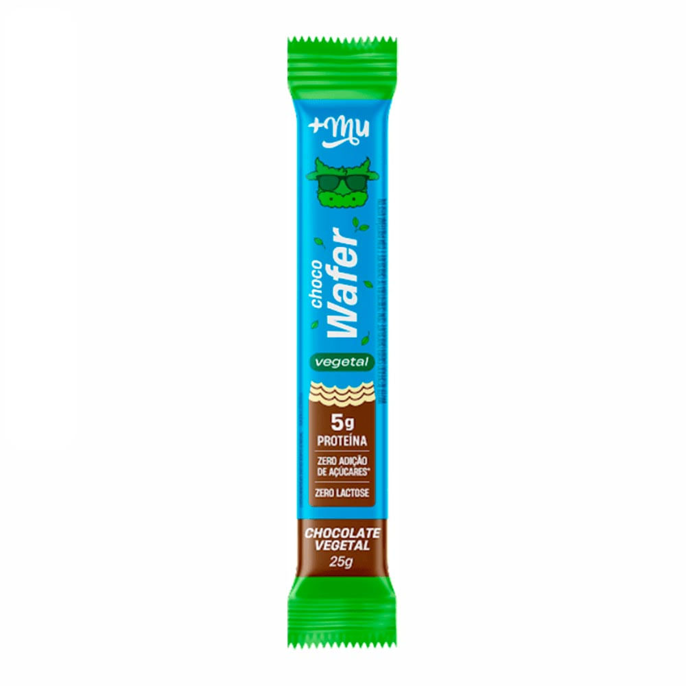 Choco Wafer Chocolate Vegetal Mais Mu 25g