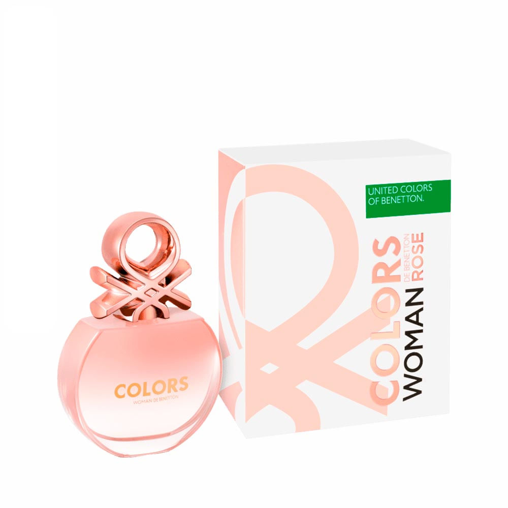 Benetton Colors Woman Rose Eau de Toilette Perfume Feminino 50ml