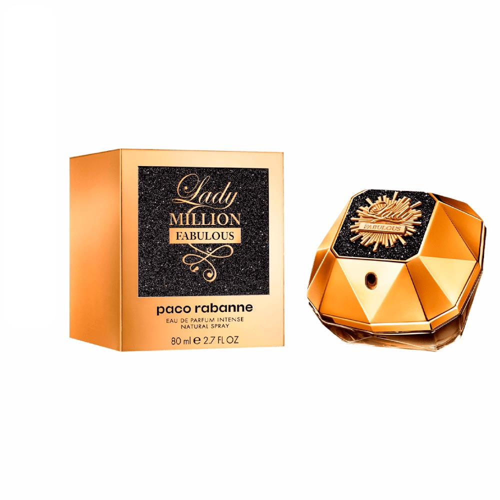 Paco Rabanne Lady Million Fabulous Eau De Parfum Perfume Feminino 80Ml