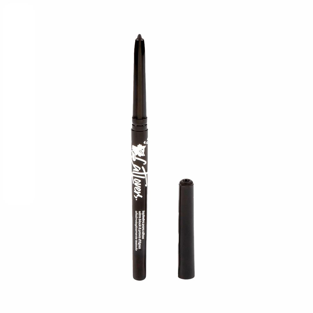 Lapiseira Retrátil Para Olhos Vizzela Cat Lovers Ultra Black