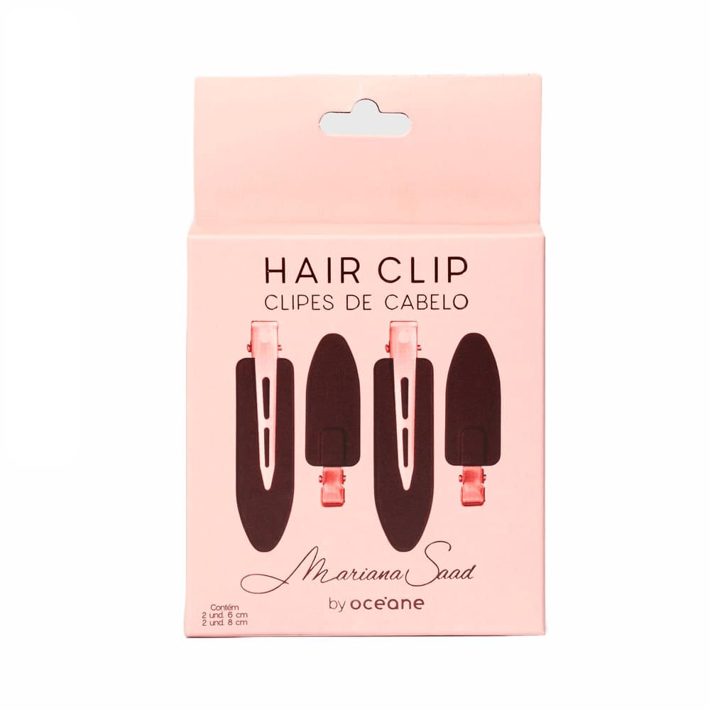 Clips Para Cabelo Marsala 4 Unidades Mariana Saad By Océane