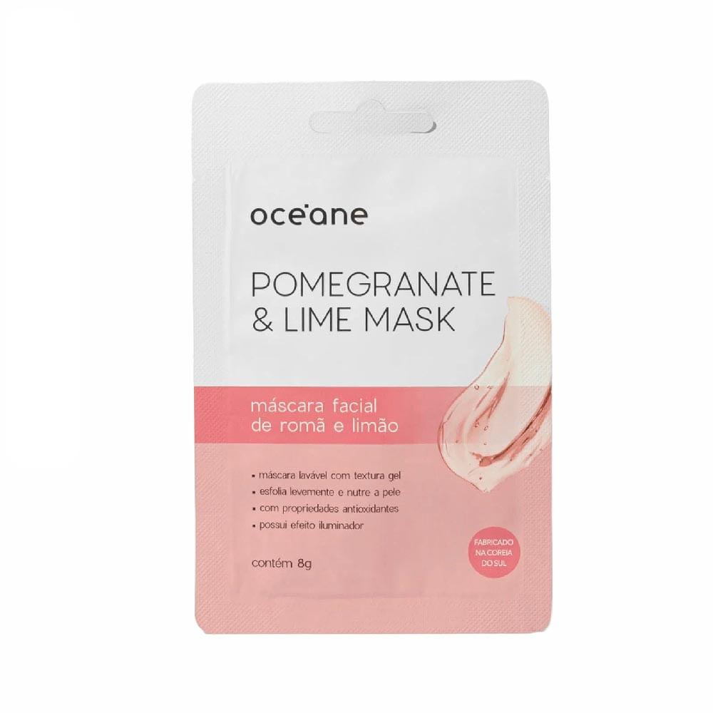 Máscara Facial Océane De Romã E Limão 8g