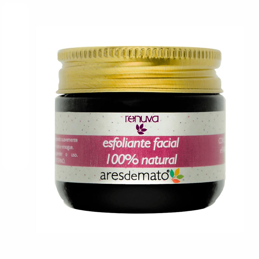 Esfoliante Facial Ares De Mato Natural De Semente De Uva 33G