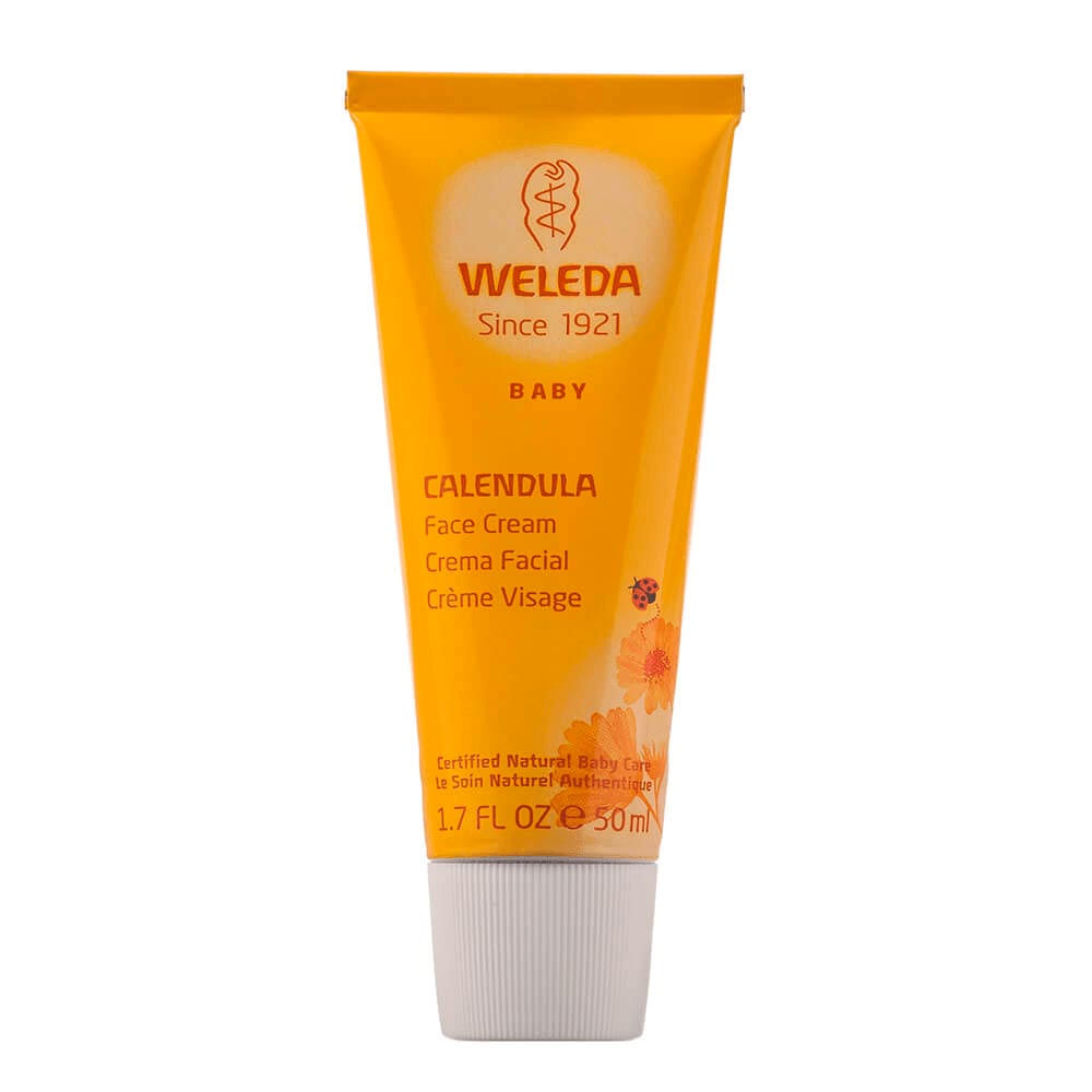 Creme Facial Para Bebês Weleda Natural De Calêndula 50ml