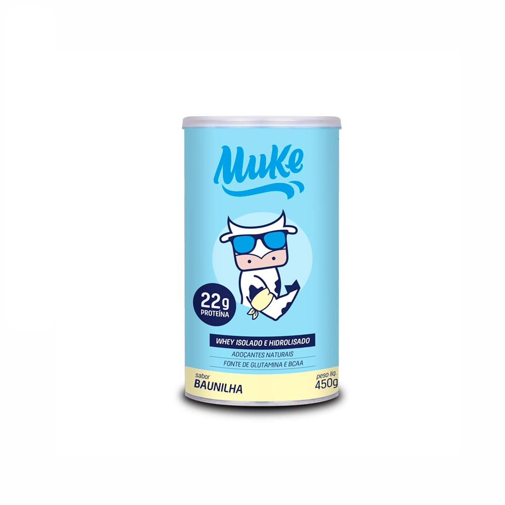 Pote de Proteína Muke Baunilha +Mu 450g