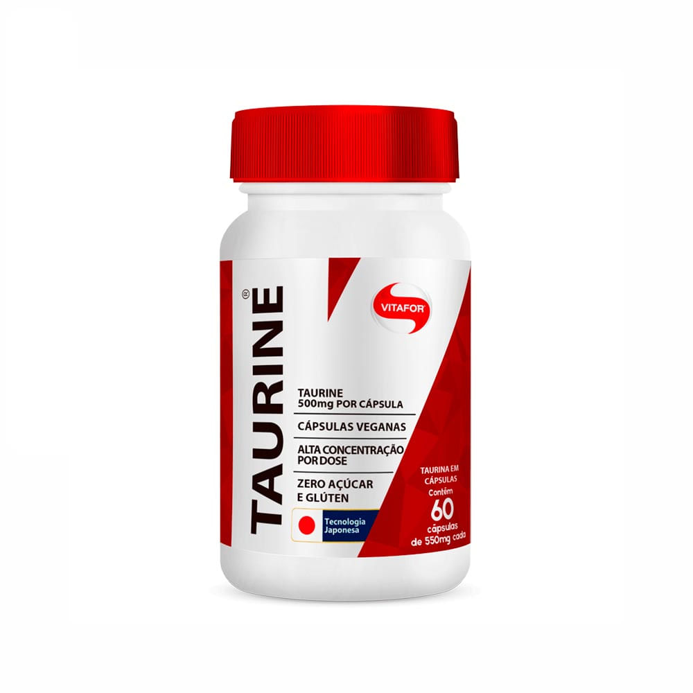 Taurine Vitafor 60 cápsulas