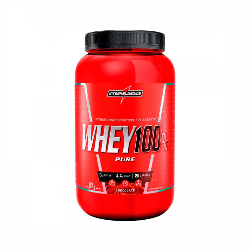Super Whey 100% Pure Chocolate Integralmedica 907g