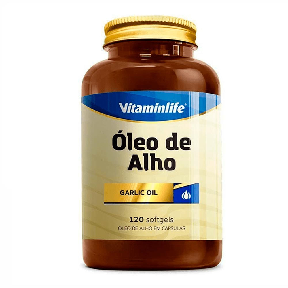 Óleo De Alho Garlic Vitaminlife 120 Cápsulas