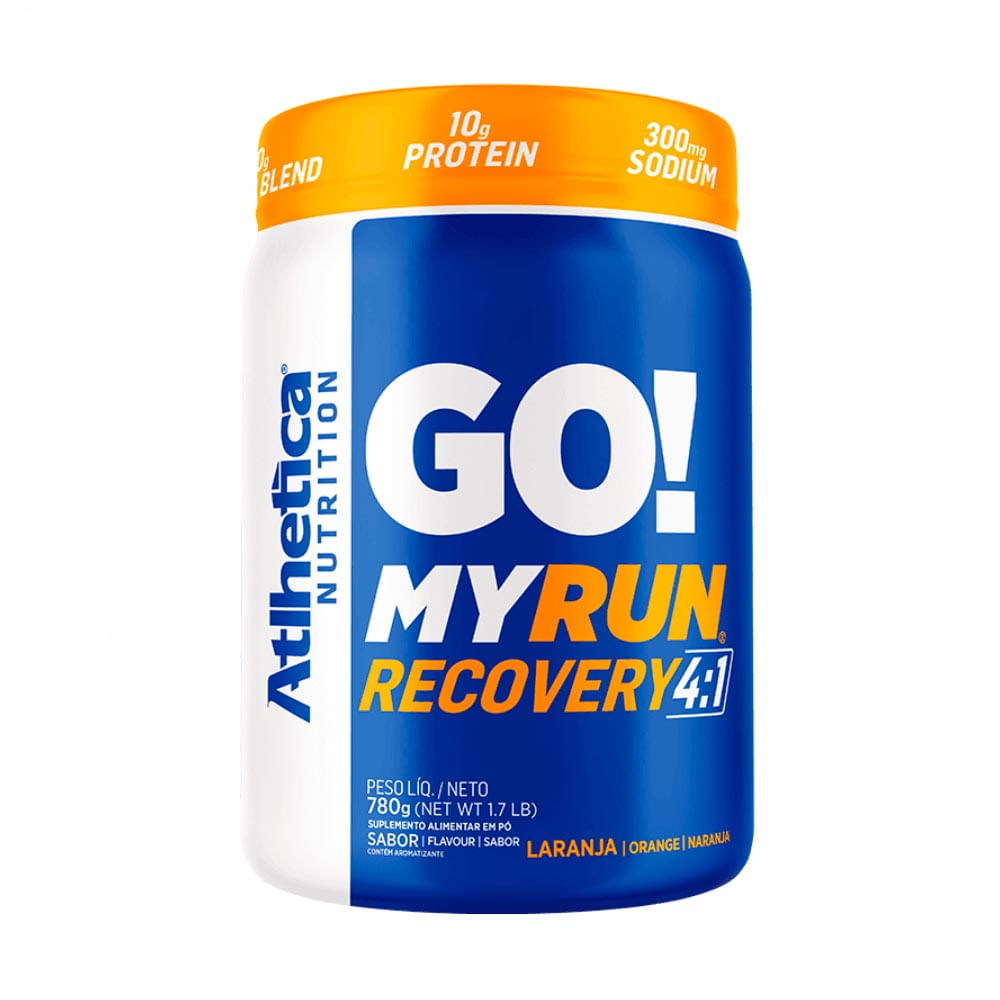 Go! My Run Recovery 4:1 Atlhetica Nutrition Laranja 780g