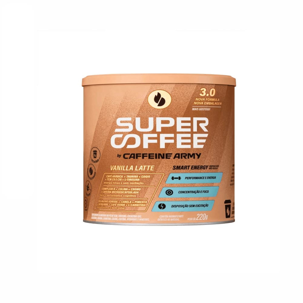 Supercoffee 3.0 Latte Caffeine Army 220g