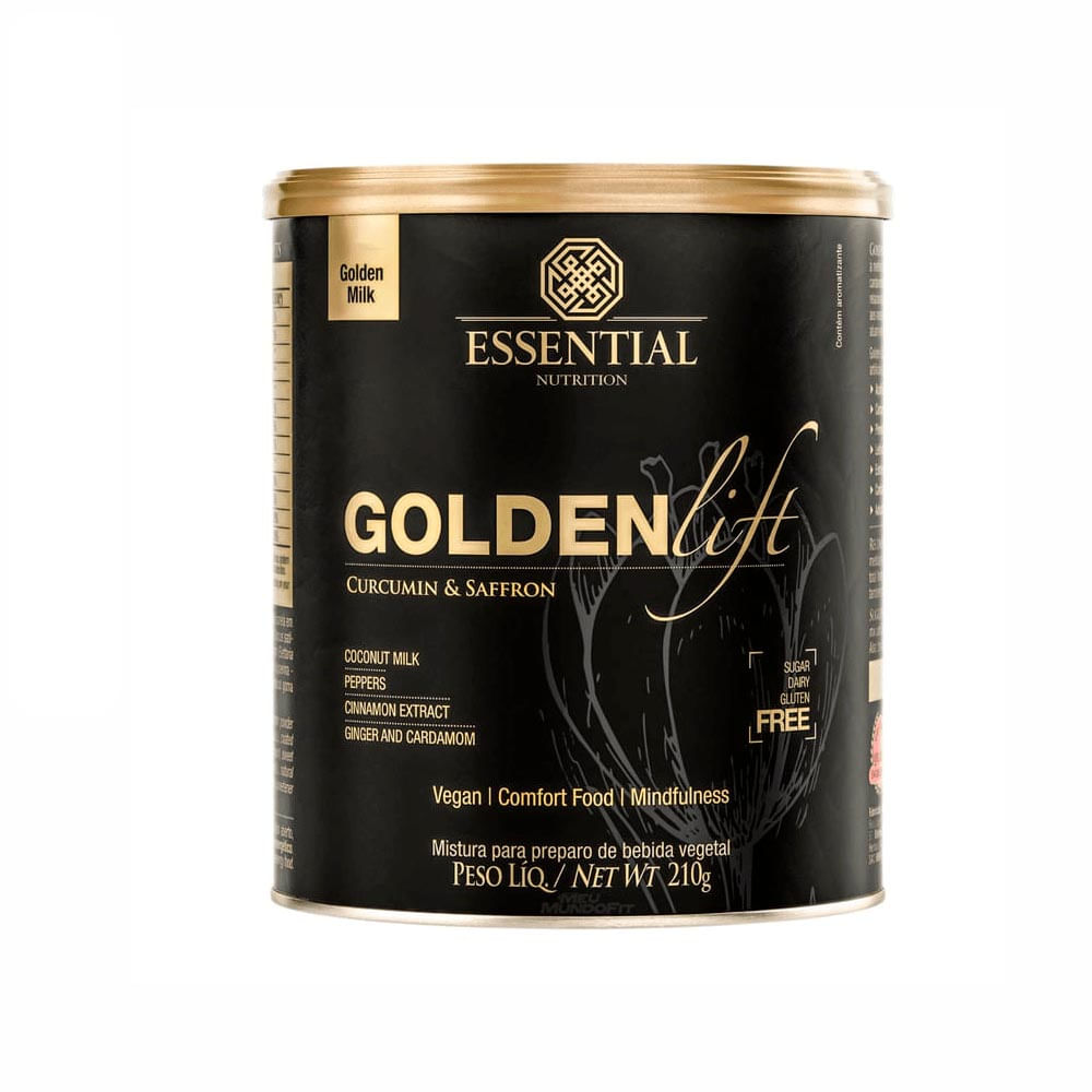 Golden Lift Cúrcuma e Açafrão Essential Nutrition 210g