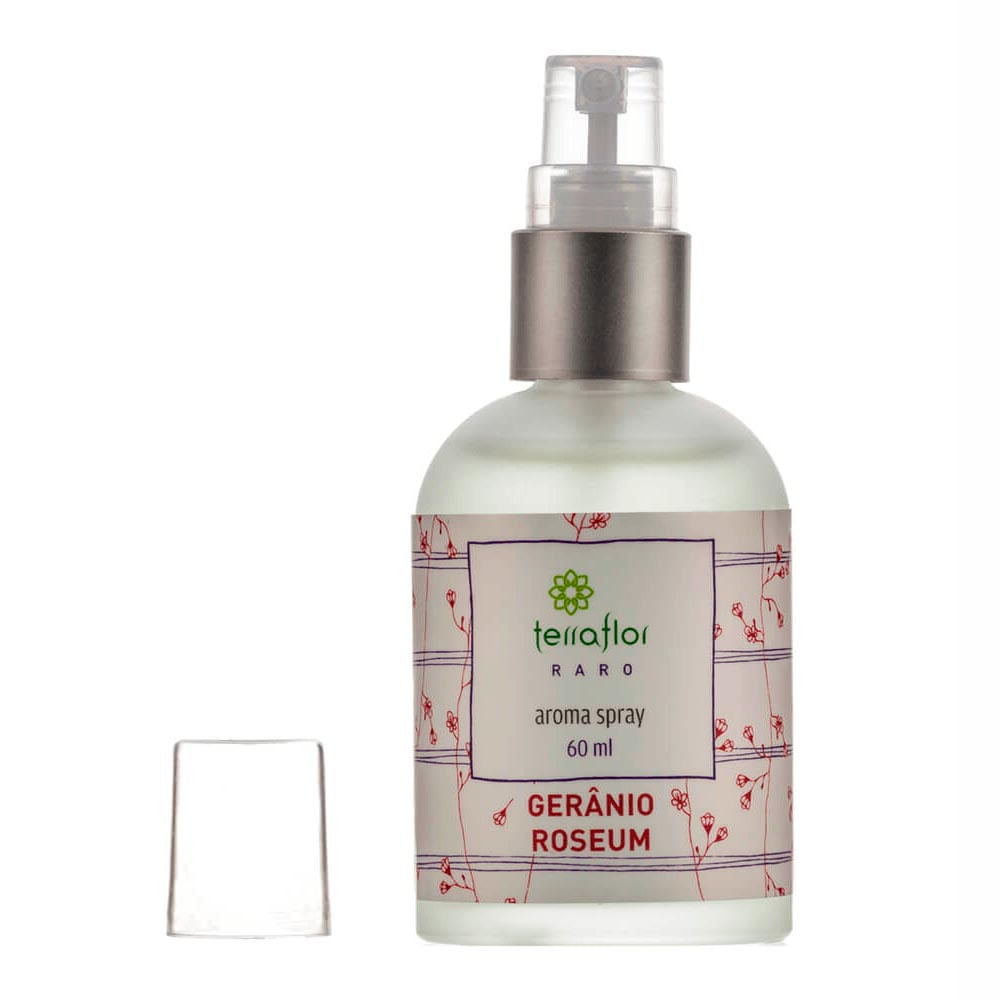 Aroma Spray Terra Flor Natural De Gerânio Roseum 60Ml