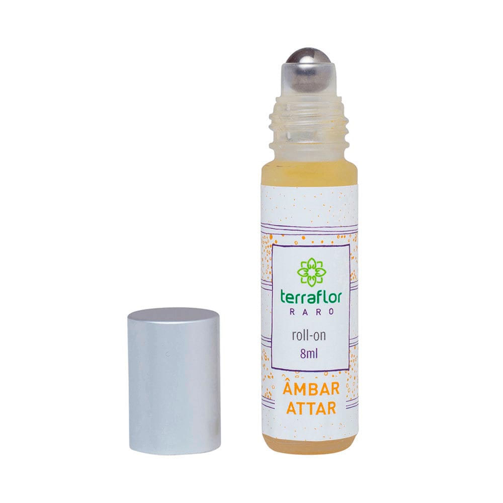 Perfume Roll-on Terra Flor Natural De Âmbar Attar 10Ml