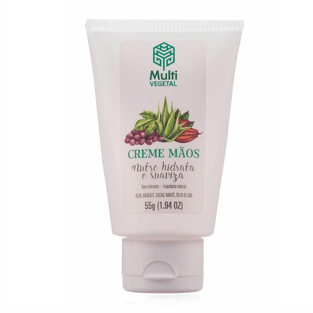 Creme De Mãos Multi Vegetal Natural 55G